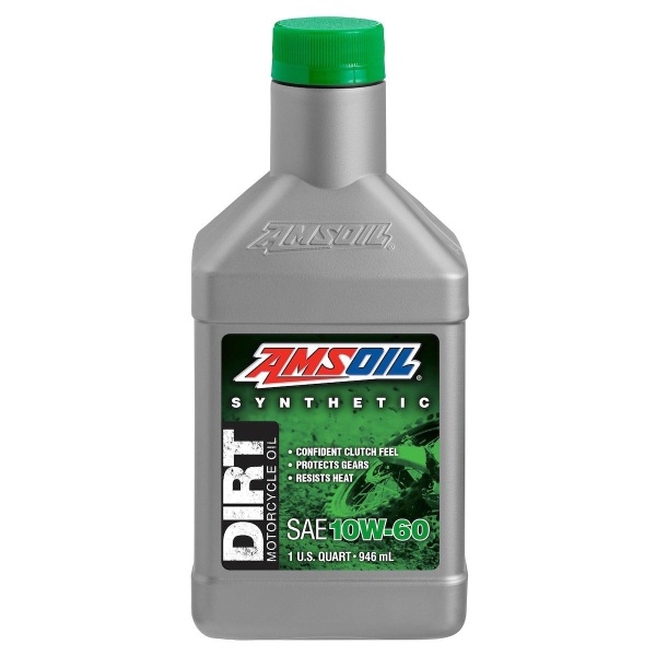 AMSOIL 10W60 100% Synthetic Dirt Bike | 1 qt (946ml)