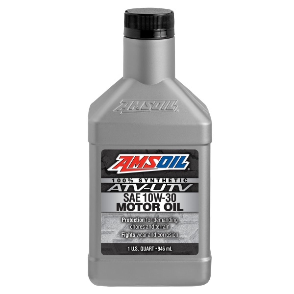 AMSOIL 10W30 100% Synthetic ATV/UTV | 1 qt (946ml)