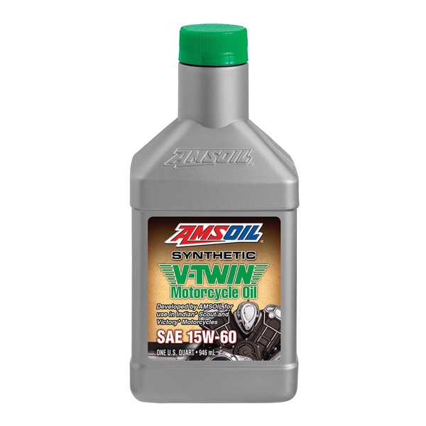 AMSOIL 15W60 100% Synthetic V-Twin | 1 qt (946ml)